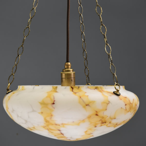 Beautiful extra-large vintage flycatcher ceiling light