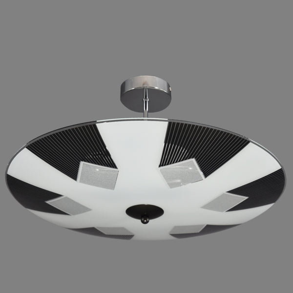 1950s-1960s Napako Mid-Century Modern semi-flush/fixed ceiling light