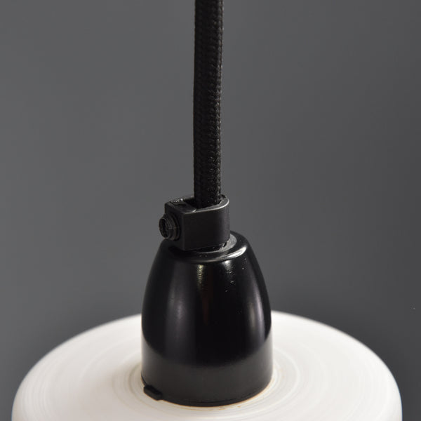 1960s Mid-Century Modern copper coolie pendant shade