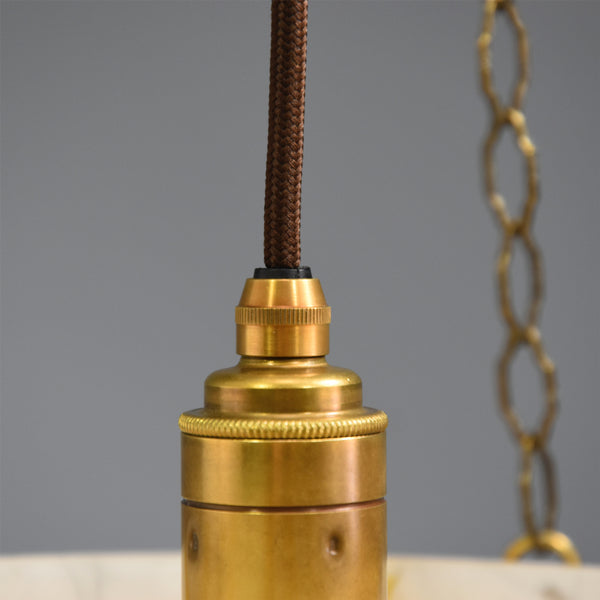 Beautiful extra-large vintage flycatcher ceiling light