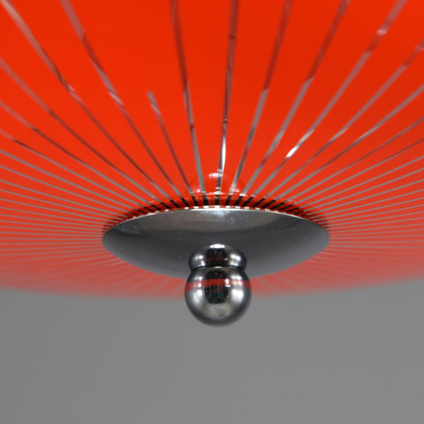 Mid-Century Modern 1960s-1970s semi-flush/fixed ceiling light