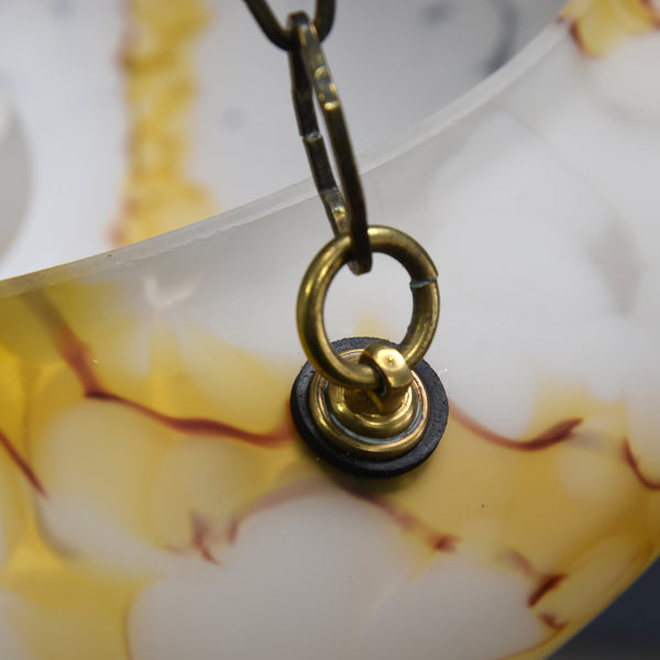 Beautiful extra-large vintage flycatcher ceiling light
