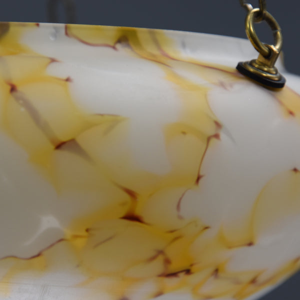 Beautiful extra-large vintage flycatcher ceiling light