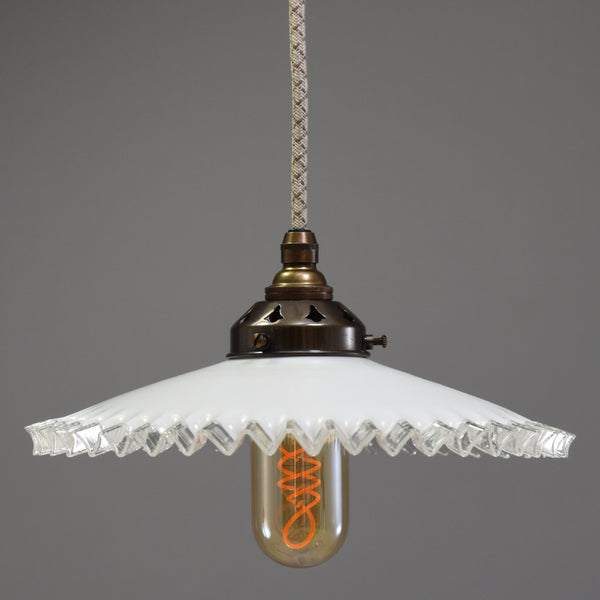 French 1950s coolie light shade