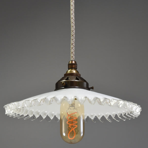 French 1950s coolie light shade