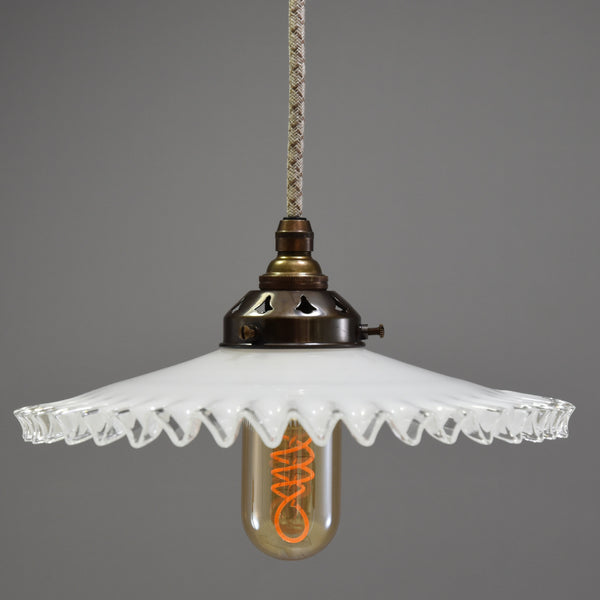 1950s Quintessentially French design coolie light shade