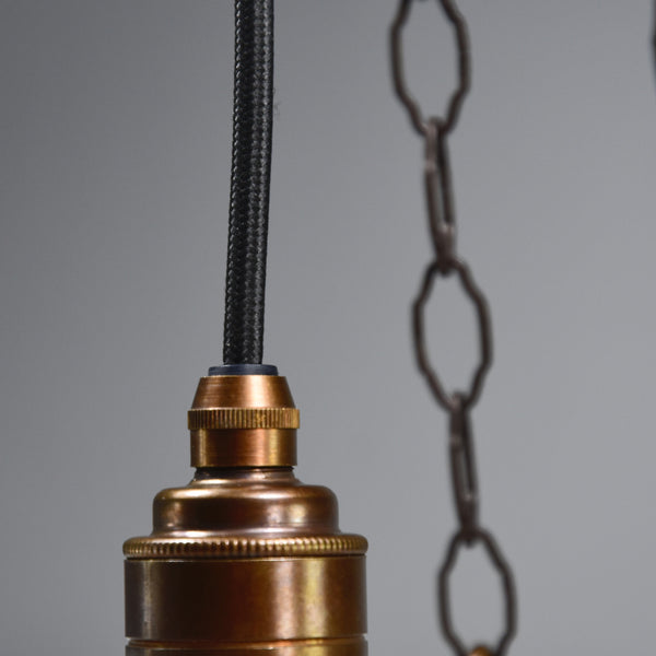 1920s glass flycatcher ceiling light