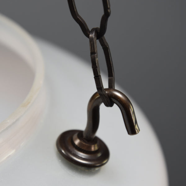 1920s glass flycatcher ceiling light