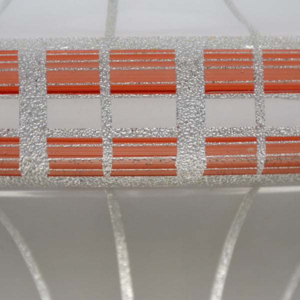 1950s-1960s retro white glass pendant shade