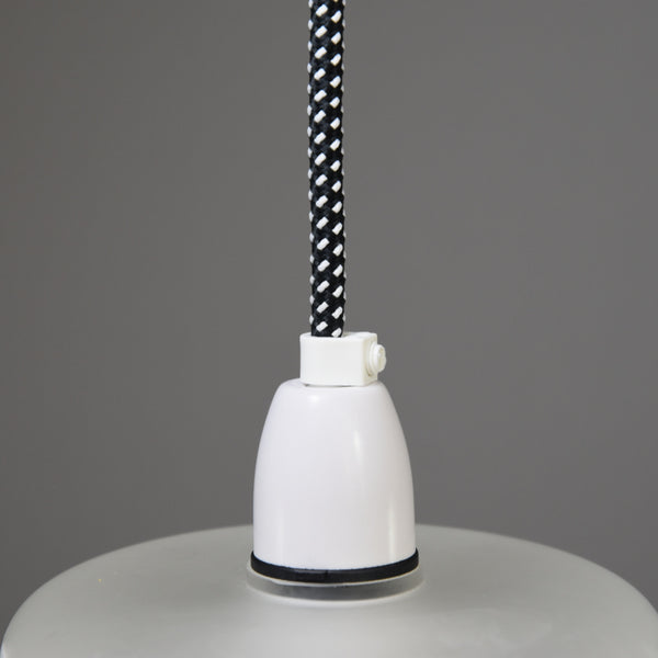 Mid-Century Modern 1960s  Frosted glass ceiling light