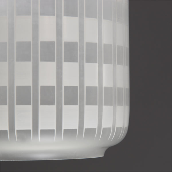 Mid-Century Modern 1960s  Frosted glass ceiling light