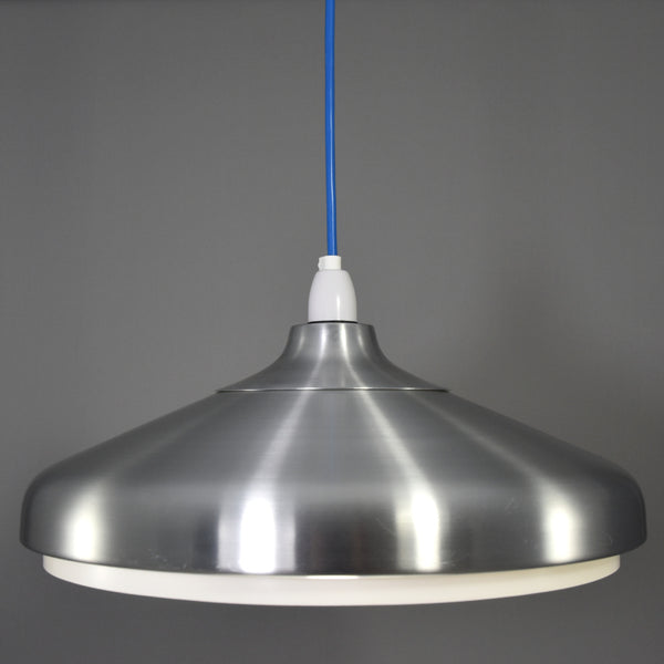 1970s-1980s Danish inspired aluminium ceiling light