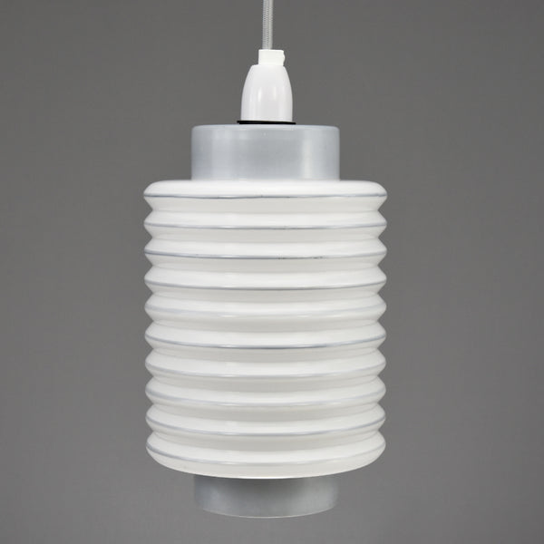 1960s Philips, Rotaflex ribbed ceiling pendant