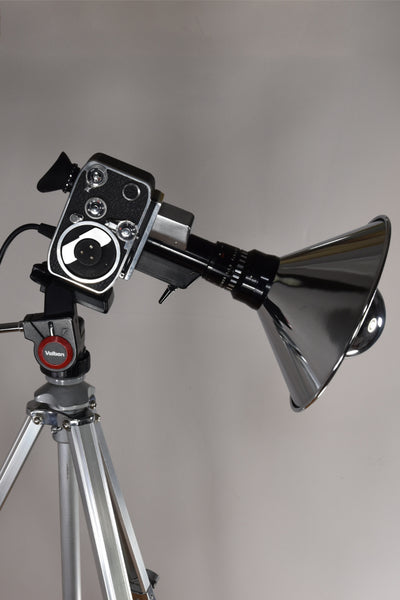 1960s 'Zoom Zoom Zoom' Bolex Tall Camera Light, Floor Lamp