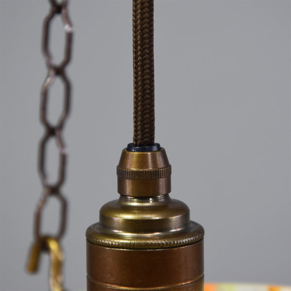 1930s-1940s flycatcher glass bowl ceiling light