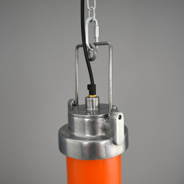 Oceanic orange cargo bay pendant