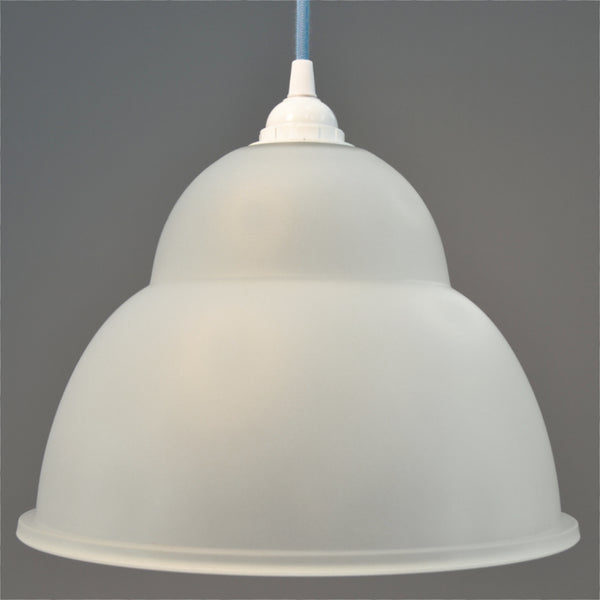 Bell shaped glass pendant shade/ceiling light