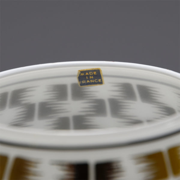 Mid-Century Modern French white glass ceiling light