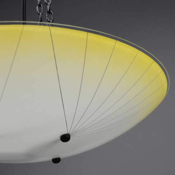 Mid-Century Modern Glass ceiling uplighter