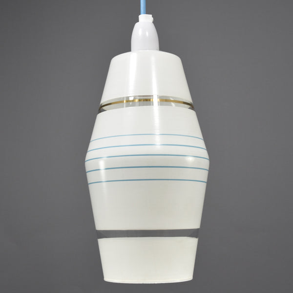 Mid-Century Modern clear glass ceiling light