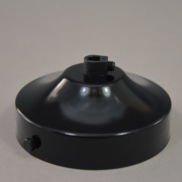 black ceiling rose