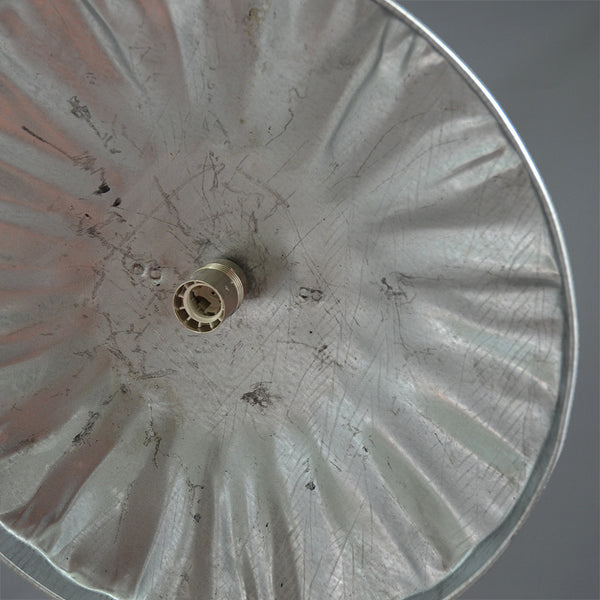 Repurposed galvanised dustbin lid  Ceiling Light/Pendant Light