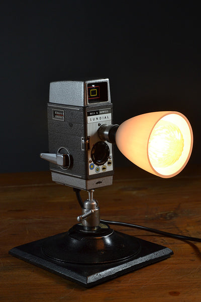 The 'Sundial' Camera Light, Quirky Table Lamp/Desk lamp