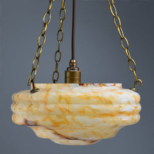 1930s-1950s vintage flycatcher/plafonnier hanging ceiling light