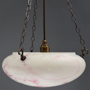 Extra large glass flycatcher/plafonnier ceiling light