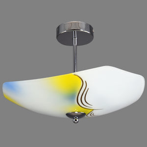 1950s-1960s Mid-Century semi-flush/fixed ceiling light