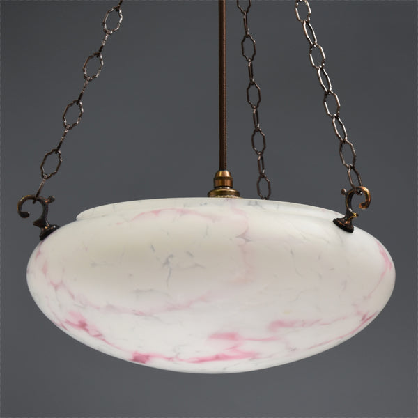 Extra large glass flycatcher/plafonnier ceiling light