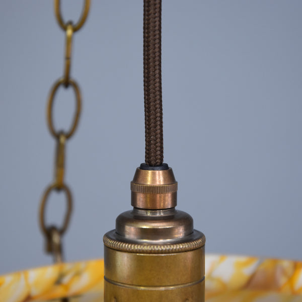 1930s-1950s vintage flycatcher/plafonnier hanging ceiling light