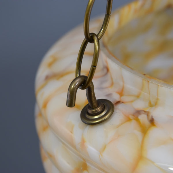 1930s-1950s vintage flycatcher/plafonnier hanging ceiling light