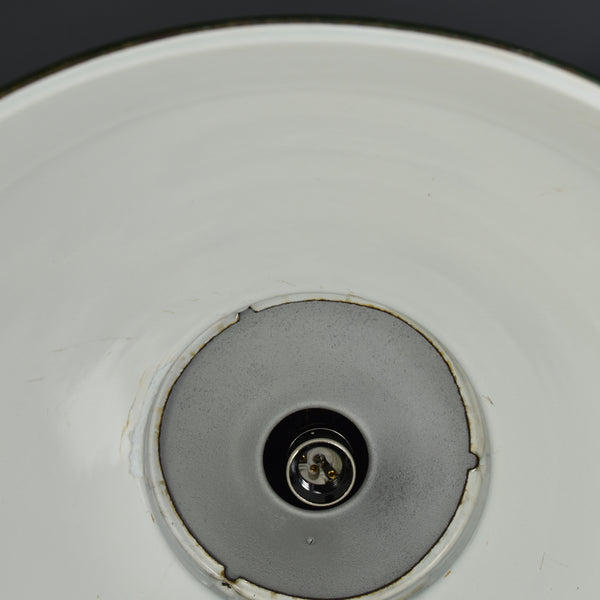 Extra large 1950s 'Benjamin' industrial pendant shade