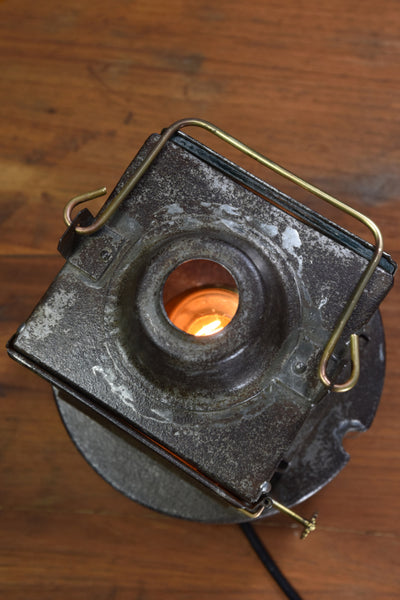 Golden age of British rail travel table lamp/desk lamp