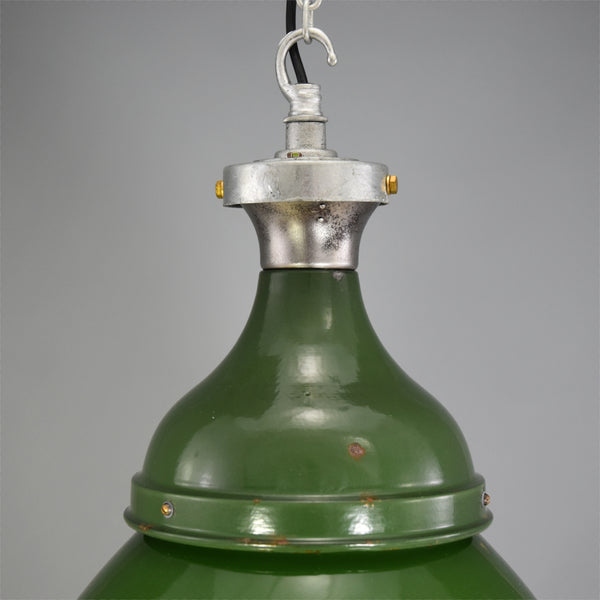 Extra large 1950s 'Benjamin' industrial pendant shade