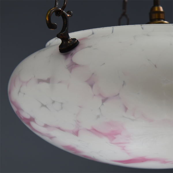 Extra large glass flycatcher/plafonnier ceiling light