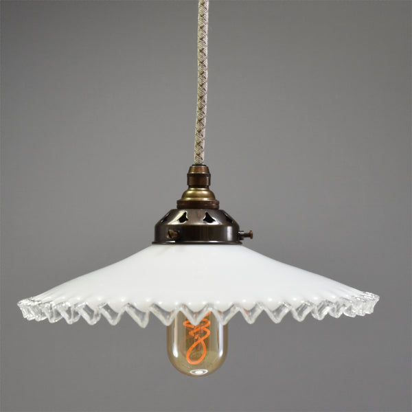 Quintessentially French 1950s coolie light shade