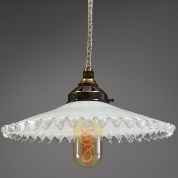 Quintessentially French 1950s coolie light shade