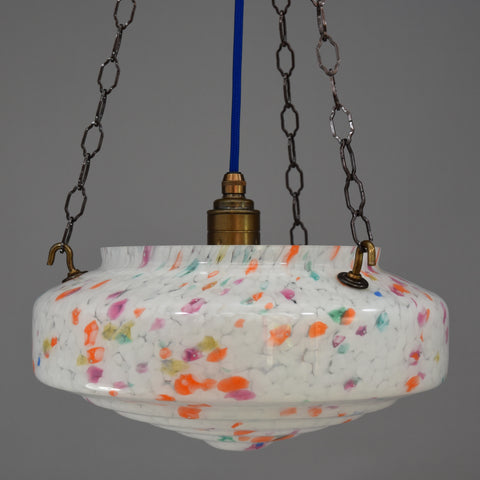 1930s-1950s Flakestone flycatcher ceiling light