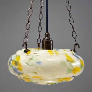 1930s-1950s flycatcher glass bowl ceiling light