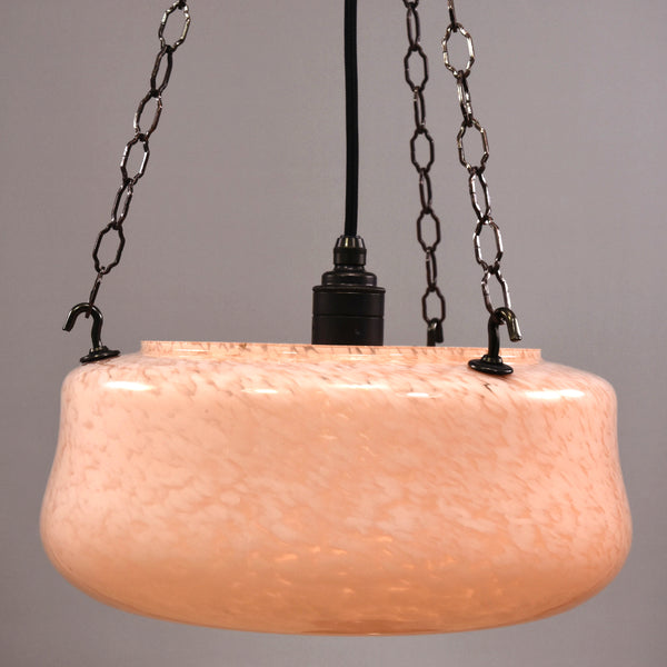 1920s Art Deco pink flakestone flycatcher