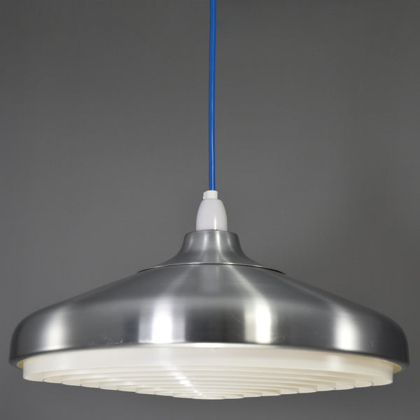 1970s-1980s Danish inspired aluminium ceiling light