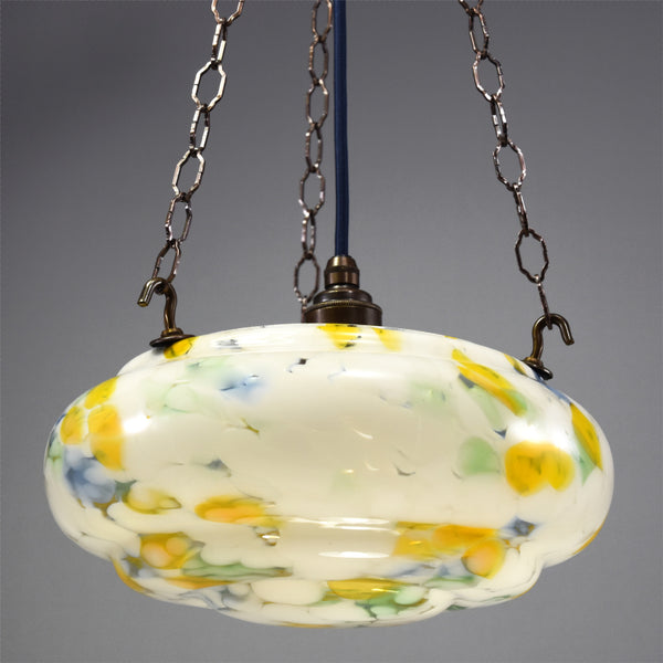 1930s-1950s flycatcher glass bowl ceiling light
