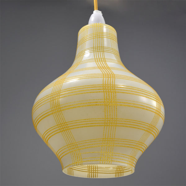 1960s-1970s frosted glass vintage Light shade