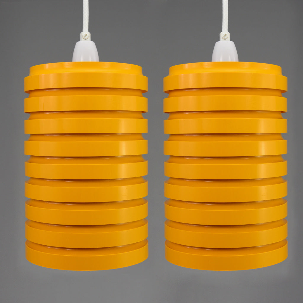 Pair of Mid-Century Modern pendan lights