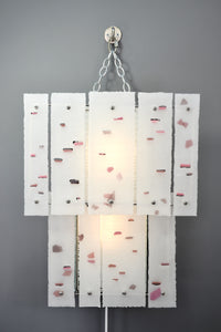 White Abstraction (pink), Plug-in Wall light/Sconce