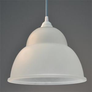Bell shaped glass pendant shade/ceiling light