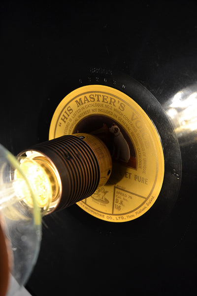 HMV Enrico Caruso 78 ‘In the Groove’ plug-in Wall light