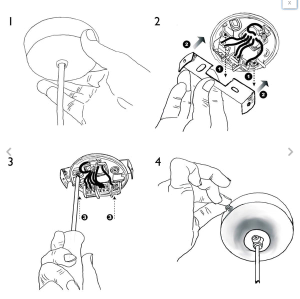 How to wire your ceiling rose